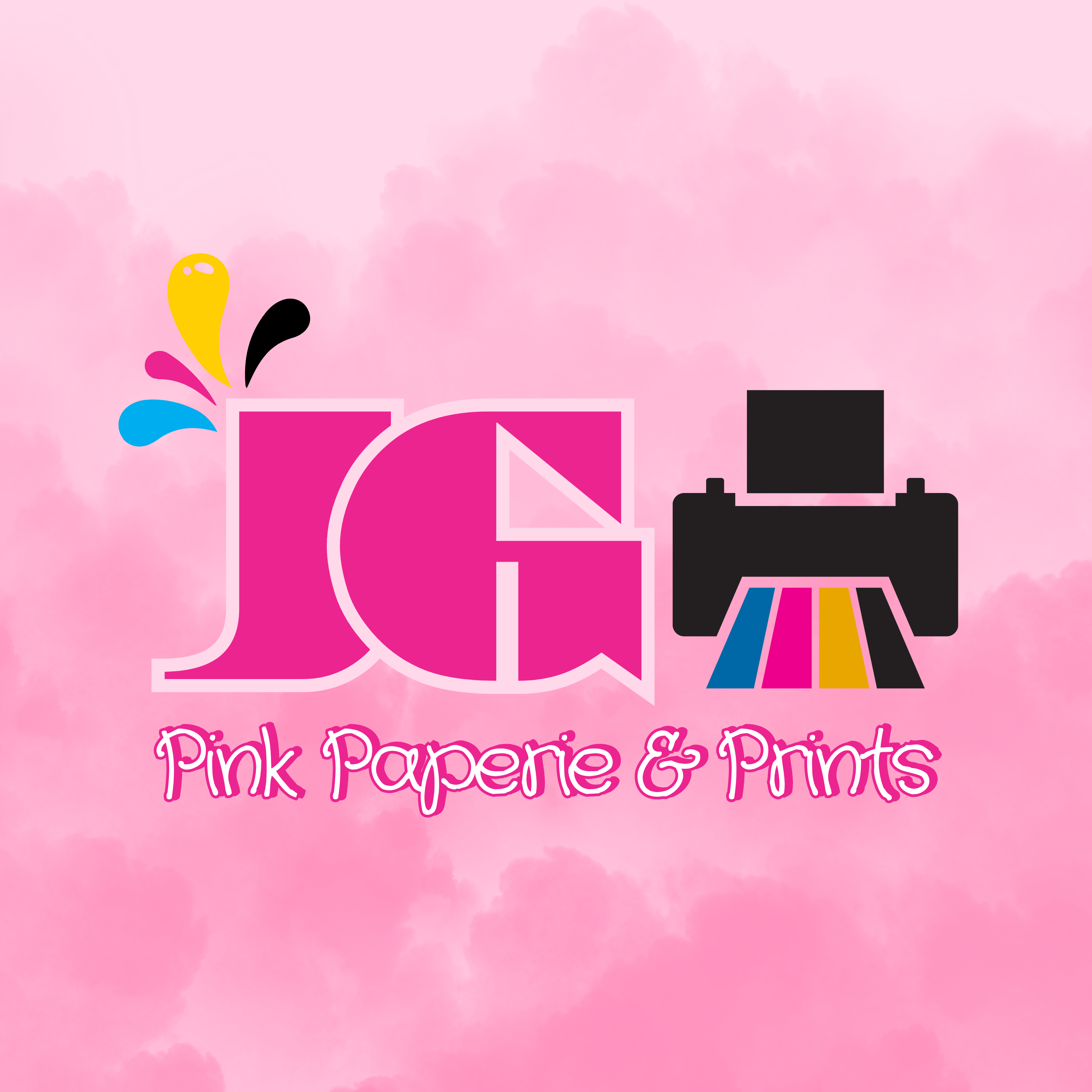 JG Pink Paperie & Digital Prints Logo